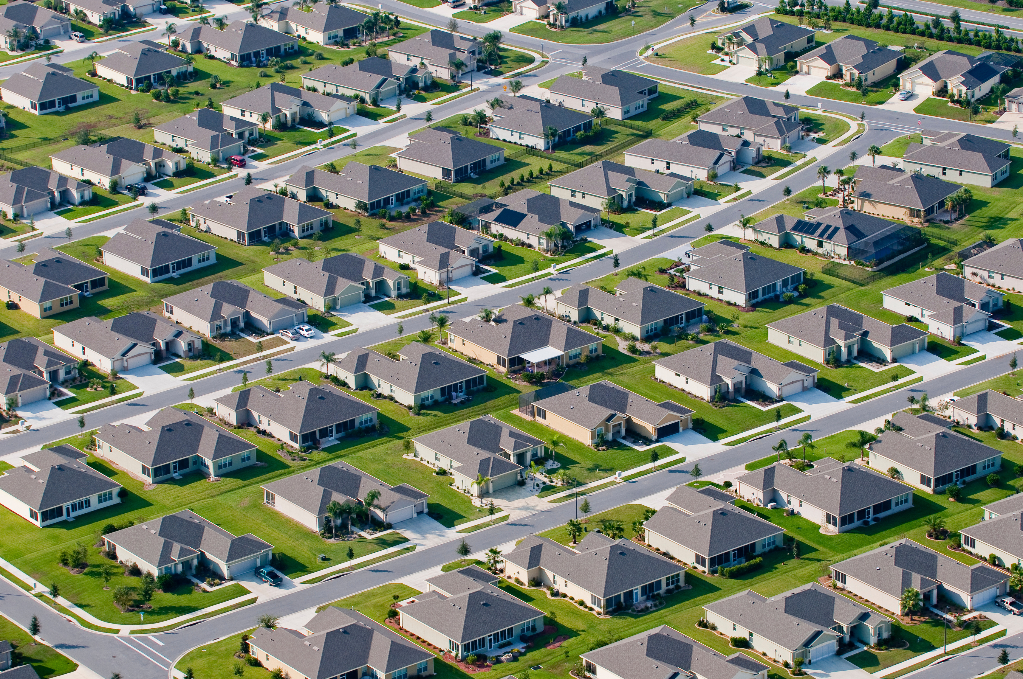 Aerial home housing development community images