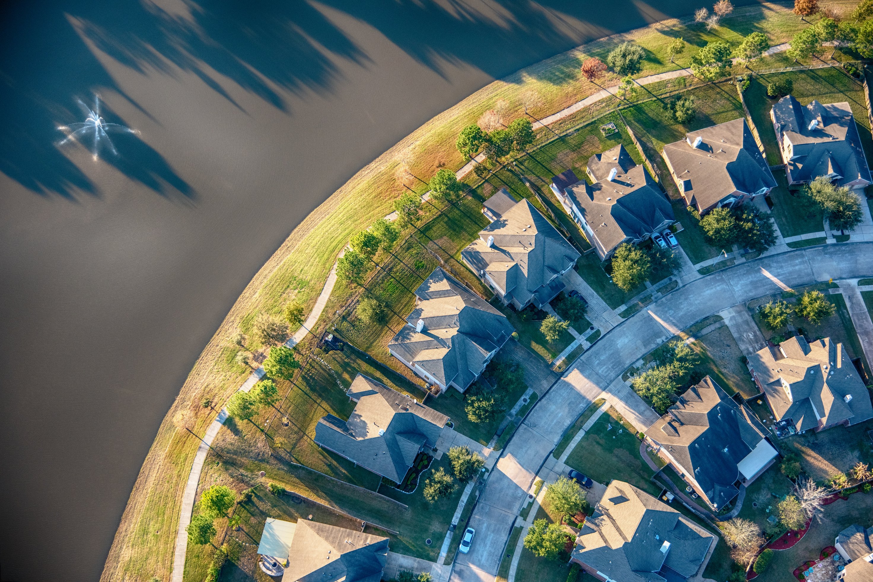 Homes in a Suburban Master Planned Subdivision